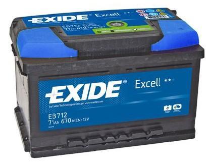 Batería (de coche) EXIDE 71.0 - ref. EB712